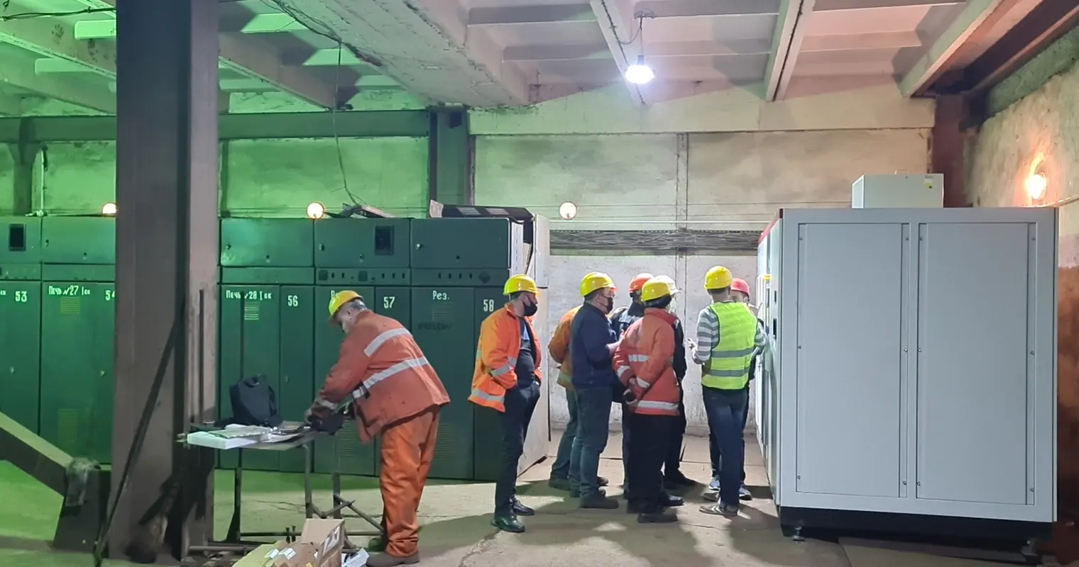 Inverter in the manganese mine of Georgia